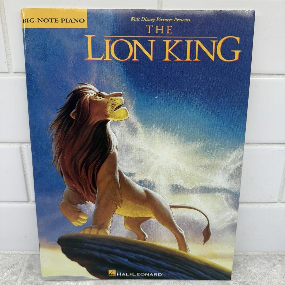 The Lion King Sheet Music for Piano Vocal Guitar Songbook Elton John & Tim Rice